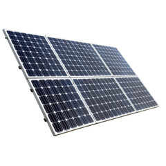 High efficiency solar panel with multiple cells designed for renewable energy generation, showcasing modern technology and sustainability