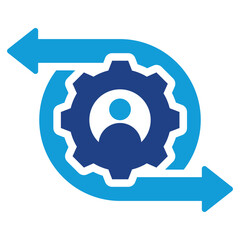 Change Management Dual Tone Icon