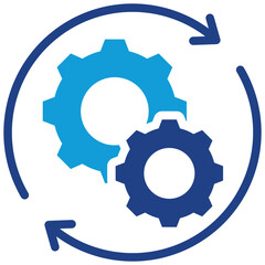 Process Automation Dual Tone Icon