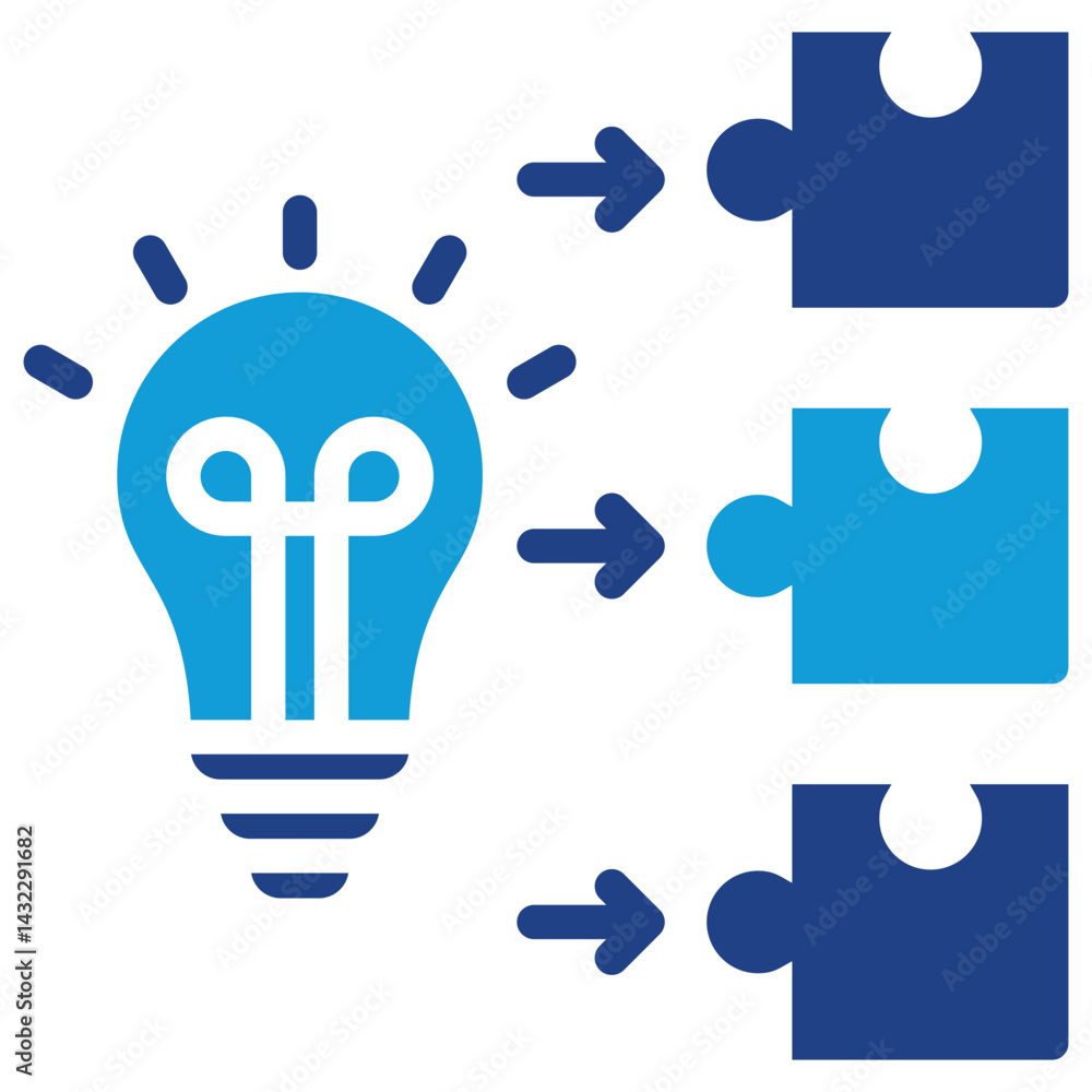Aufkleber problem solving dual tone icon