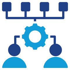 Workforce Planning Dual Tone Icon