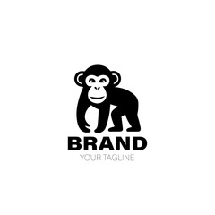 Chimp Logo. Chimp Logo Design. Chimp Logo Brand. Chimp Logo Vector Design Isolated on White Background