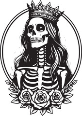 Sugar Skull Girl SVG | Tattoo Style Calavera Silhouette

Day of the Dead Skull Girl | Vector Tattoo Design

Sugar Skull Woman Silhouette | Dia de los Muertos SVG

Skull Girl Tattoo SVG | Gothic Calave