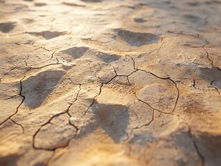 Fototapeta premium Dry Cracked Earth