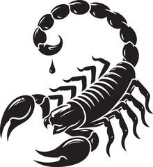 scorpion tattoo vector, scorpion logo silhouette vector