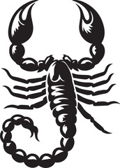 scorpion tattoo vector, scorpion logo silhouette vector