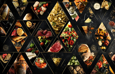 Fototapeta premium New style foods