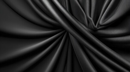 Obraz premium Rich black full-frame background image su-3 - shadow sophisticated night