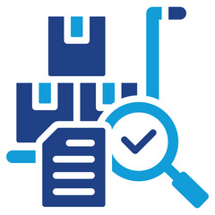 Supplier Selection Dual Tone Icon