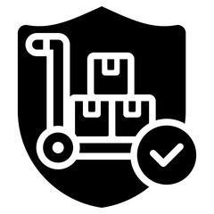 Procurement Policy  Solid Black Icon