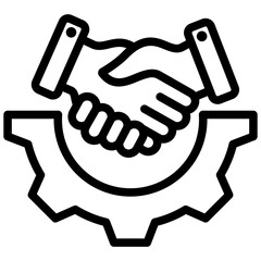 Partnership Strategy Outline Icon