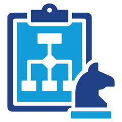 Strategic Planning Dual Tone Icon