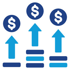 Competitive Advantage Dual Tone Icon