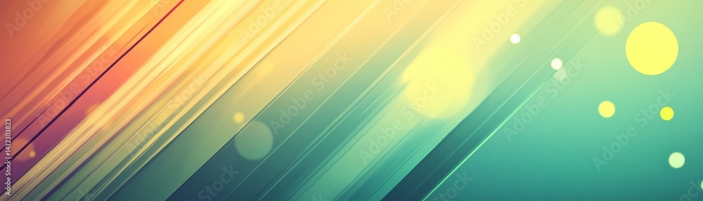 Poster vibrant abstract background with dynamic colorful lines, a futuristic and energetic design