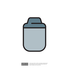 Home Renovation Icon Representing Design and Improvement Tools for Kitchen and Bathroom Projects