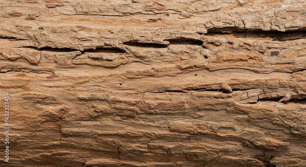 Poster explore natural wooden texture pattern detailed closeup macro shot old aged tree bark from oak sycam