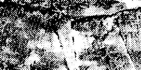 Grunge halftone gradient background. Faded grit noise texture. White and black sand wallpaper. Retro pixelated backdrop. Anime or manga style comic overlay. Vector graphic design textured template