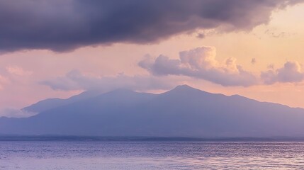 sunrise over the mountains