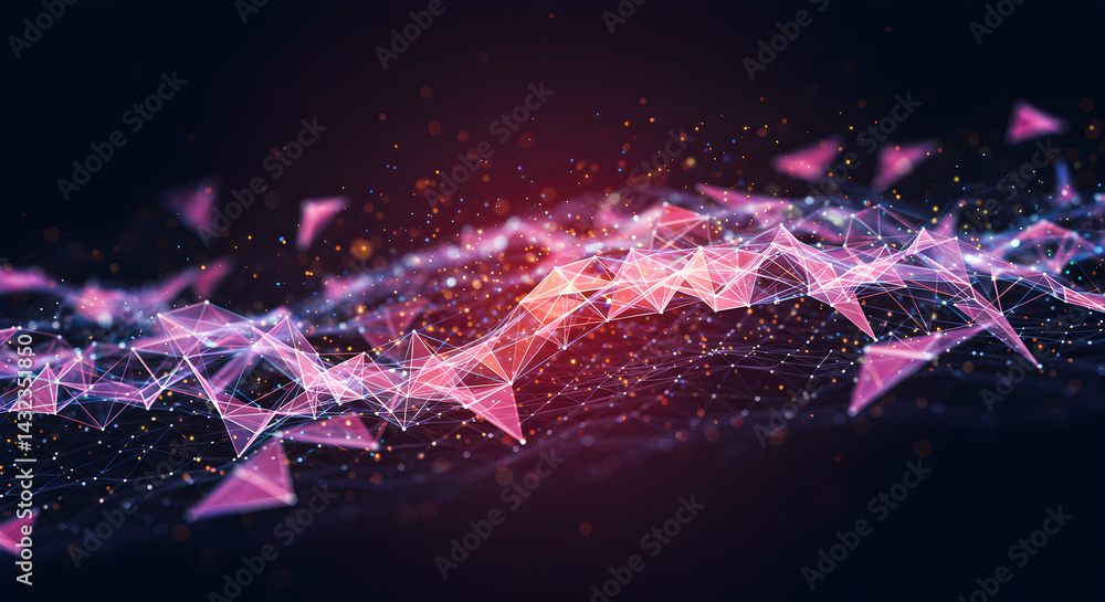 Poster Abstract Network Connection Visualizing Data Transfer with Triangles and Particles
