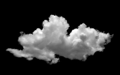 white fluffy clouds isolated on a black background. Abstract cloud, dark grey storm condensation. Concept effect design smoke fog, smog cloudy cutout. Mist overlay on Sky Summer.