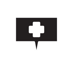 first aid kit glyph
