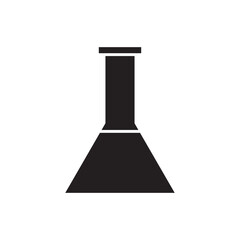 laboratory flask glyph