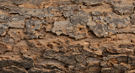 Obraz premium Striking Close-Up of Natural Tree Bark Texture For Unique Backgrounds