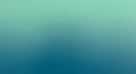 Obraz premium Calming Gradient From Aqua Mint to Deep Blue Abstract Background
