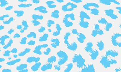 background texture leopard snow jaguar print pattern blue blue gray white © Natallia