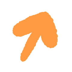 Arrow Scribble Doodle Sticker for Cute Scrapbook and Journal Decoration