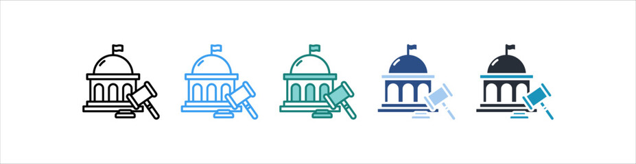 Regulation Icon In Different Style Vector