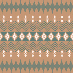 Seamless Ethnic Pattern Texture. Navajo Geometric Print, Rustic Decorative Ornament. Abstract Geometric Pattern. Native American Pattern Ornament for the Design of Clothing