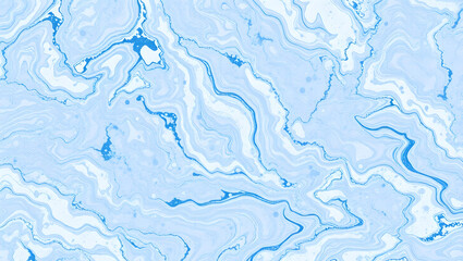 Obraz premium Abstract Blue Marble Texture Swirling Granite Background