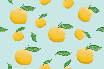 seamless background with fruits