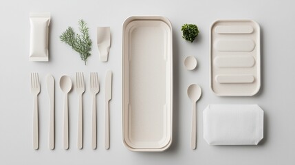 Eco-Friendly Takeaway Box Made from Molded Pulp for Sustainable Food Packaging Solutions