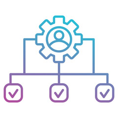 process validation icon element for design