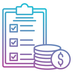 asset audit icon element for design