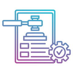 legal icon element for design
