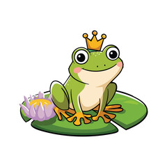 frog on a leaf