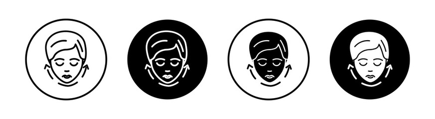 Facelift Simple vector icons illustrations for graphic design.