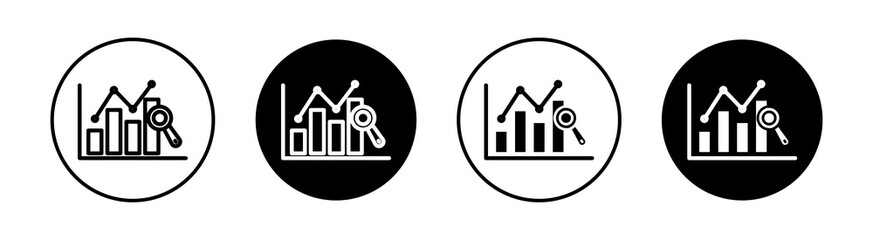 Market prediction Simple vector icons illustrations for graphic design.