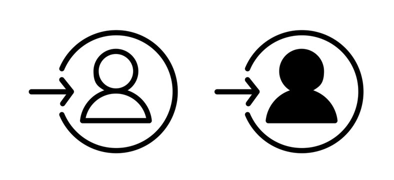 Login Simple vector icons illustrations for graphic design.