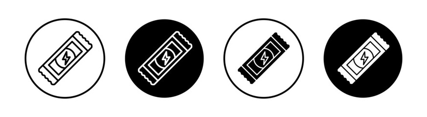 Protein bar Simple vector icons illustrations for graphic design.