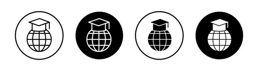 World university Simple vector icons illustrations for graphic design.