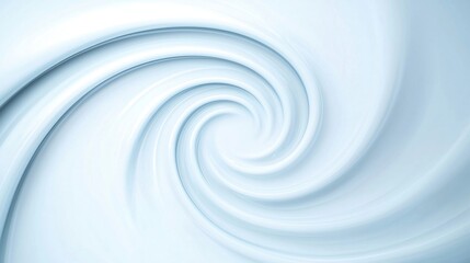 A swirling pattern of soft blue and white tones, creating a sense of motion and fluidity, evoking tranquility and modern design aesthetics.