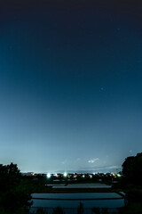 田園と星空