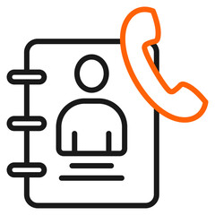 Contact Book Icon