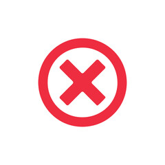 Red cross mark