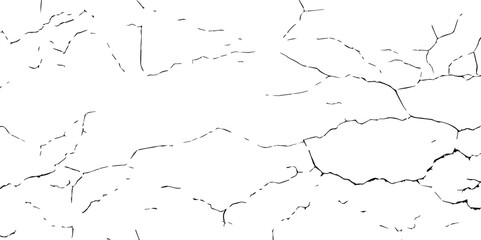 High-Resolution Vector Texture of Dry Cracked Earth with Transparent Background – Grunge Distressed Overlay Featuring Natural Split Lines and Soil Fractures
