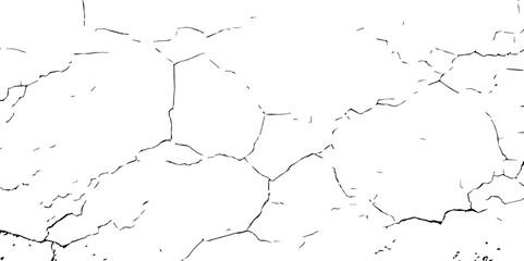 High-Resolution Vector Texture of Dry Cracked Earth with Transparent Background – Grunge Distressed Overlay Featuring Natural Split Lines and Soil Fractures
